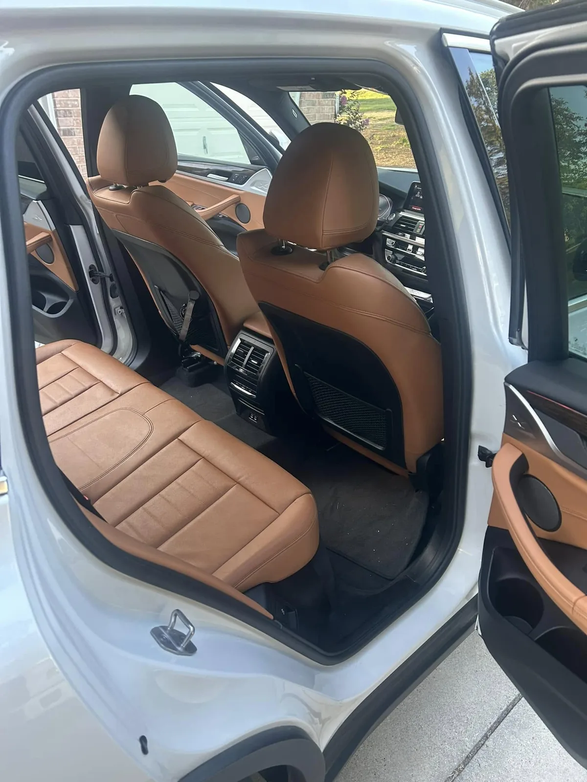 BMW X3 rear seats